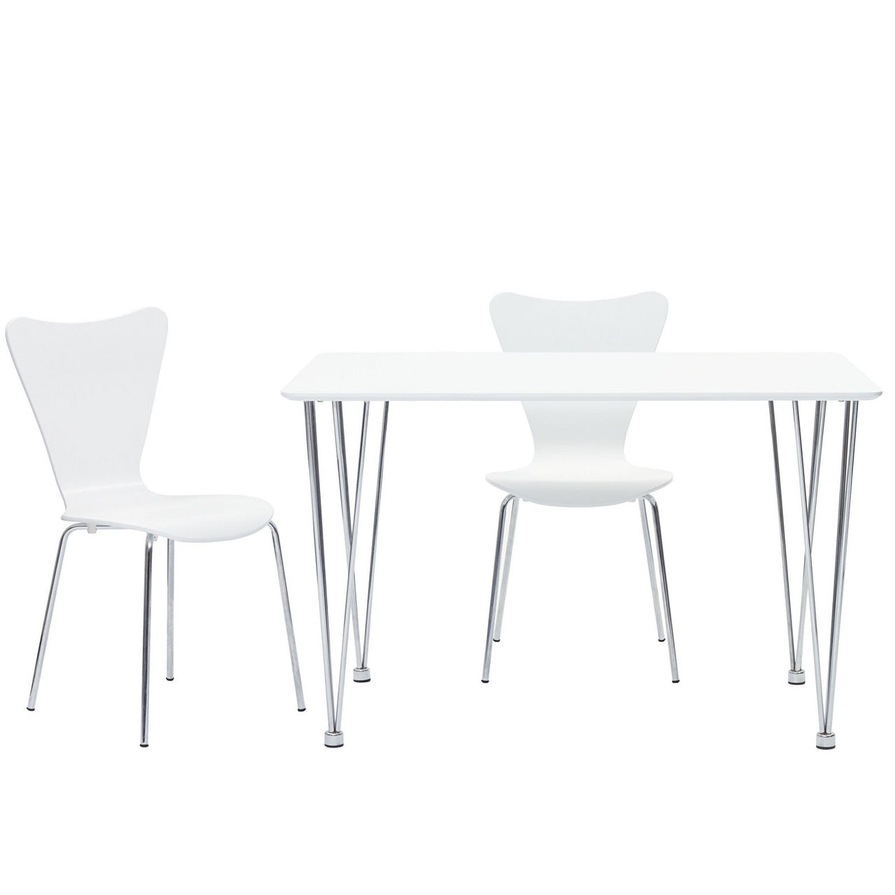 Ernie Dining Side Chair in White