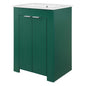 Maybelle 24" Bathroom Vanity, Melamine, Green White, 21045