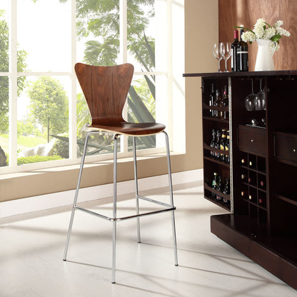 Ernie Bar Stool in Walnut