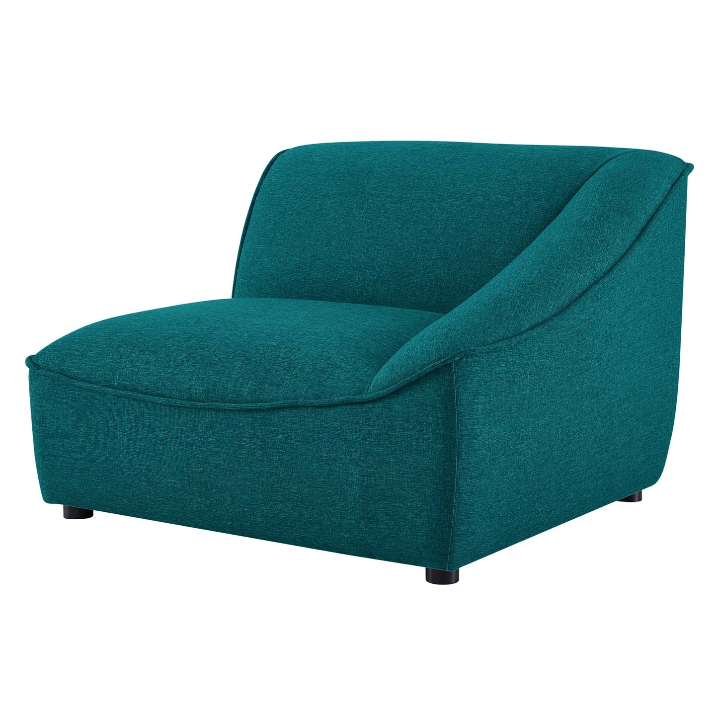 Comprise 4-Piece Living Room Set, Fabric, Teal Blue, 21079