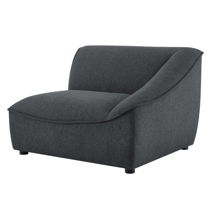 Comprise 5-Piece Living Room Set, Fabric, Dark Grey Gray, 21080
