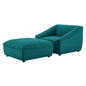 Comprise 2-Piece Living Room Set, Fabric, Teal Blue, 21097