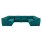 Comprise 8-Piece Sectional Sofa, Fabric, Teal Blue, 21103