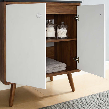 Transmit 30" Bathroom Vanity, Wood, Brown Walnut Black, 21113
