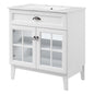 Isle 30" Bathroom Vanity Cabinet, Wood, White, 23609