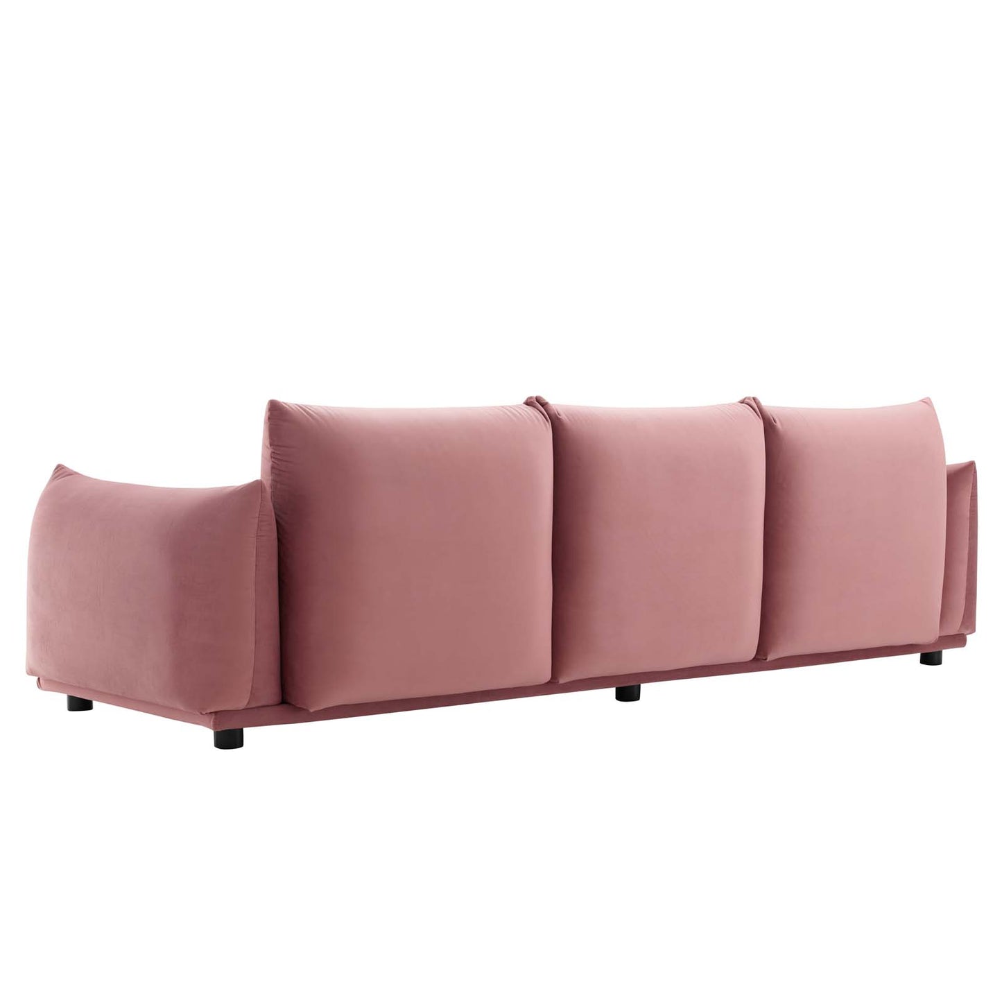 Copious Performance Velvet Sofa, Velvet, Pink, 21182