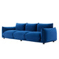 Copious Performance Velvet Sofa, Velvet, Blue Navy, 21184