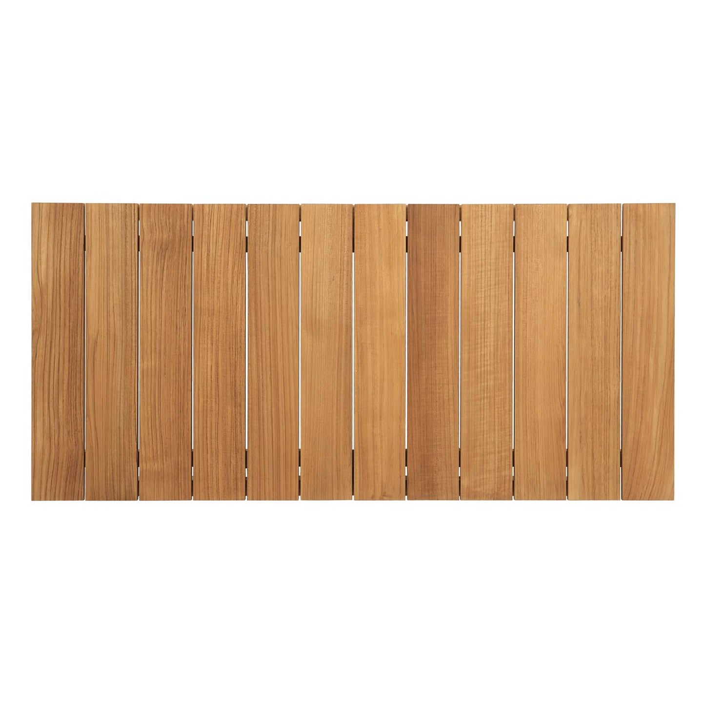 Bayport 6 Piece Outdoor Patio Teak Set, Wood, Brown Natural White, 21197