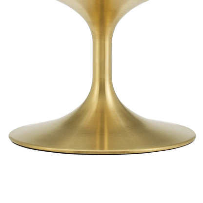 Lippa 36" Wood Coffee Table, Wood, Metal Steel, Gold Brown Natural, 21199