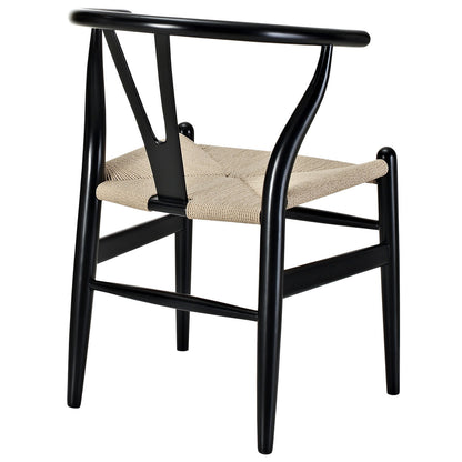 Amish Dining Armchair in Black