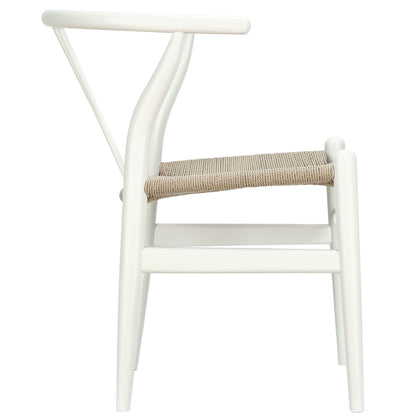 Amish Dining Armchair in White