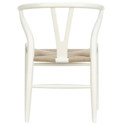 Amish Dining Armchair in White