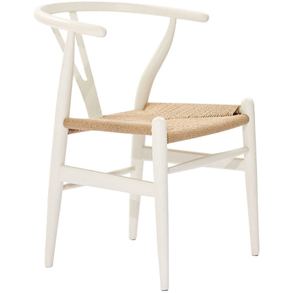 Amish Dining Armchair in White