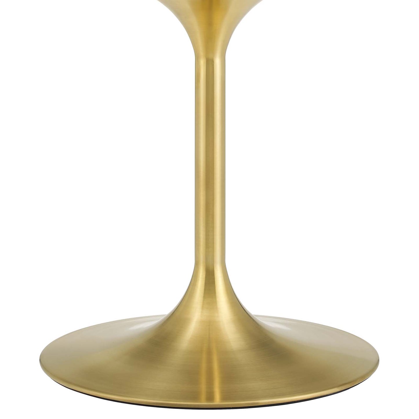 Lippa 78" Oval Artificial Marble Dining Table, Artificial Marble, Metal Steel, Gold Black, 21209