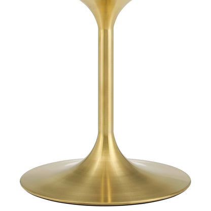 Lippa 28" Wood Bar Table, Wood, Metal Steel, Gold Dark Brown Brown Walnut, 21210