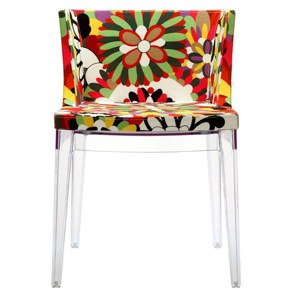 Flower Dining Side Chair in Clear