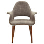 Taupe Dining Armchair in Taupe