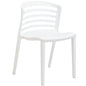 Curvy Dining Side Chair in White