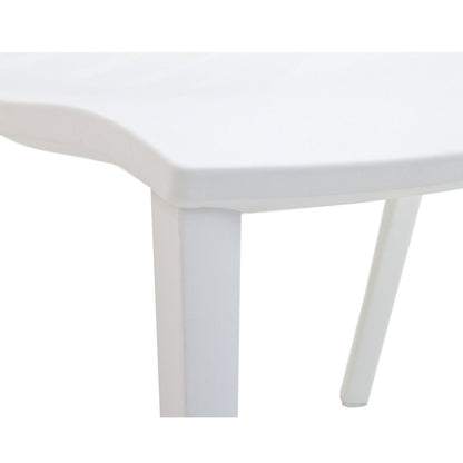 Curvy Dining Side Chair in White