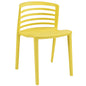 Curvy Dining Side Chair in Yellow