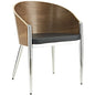 Cooper Dining Armchair in Silver