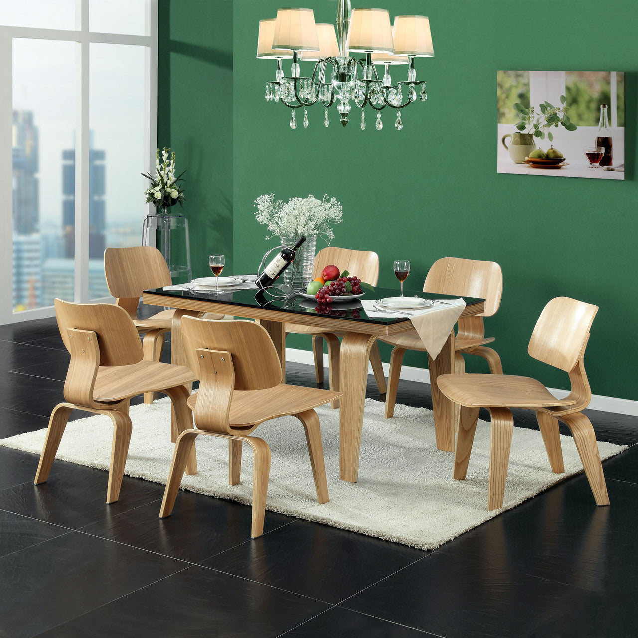 Fathom Dining Side Chair in Natural EEI-620-NAT