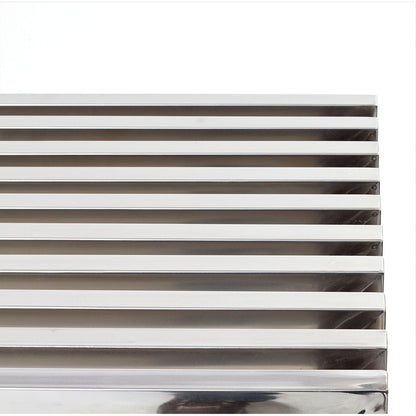 Gridiron Medium Bench in Silver