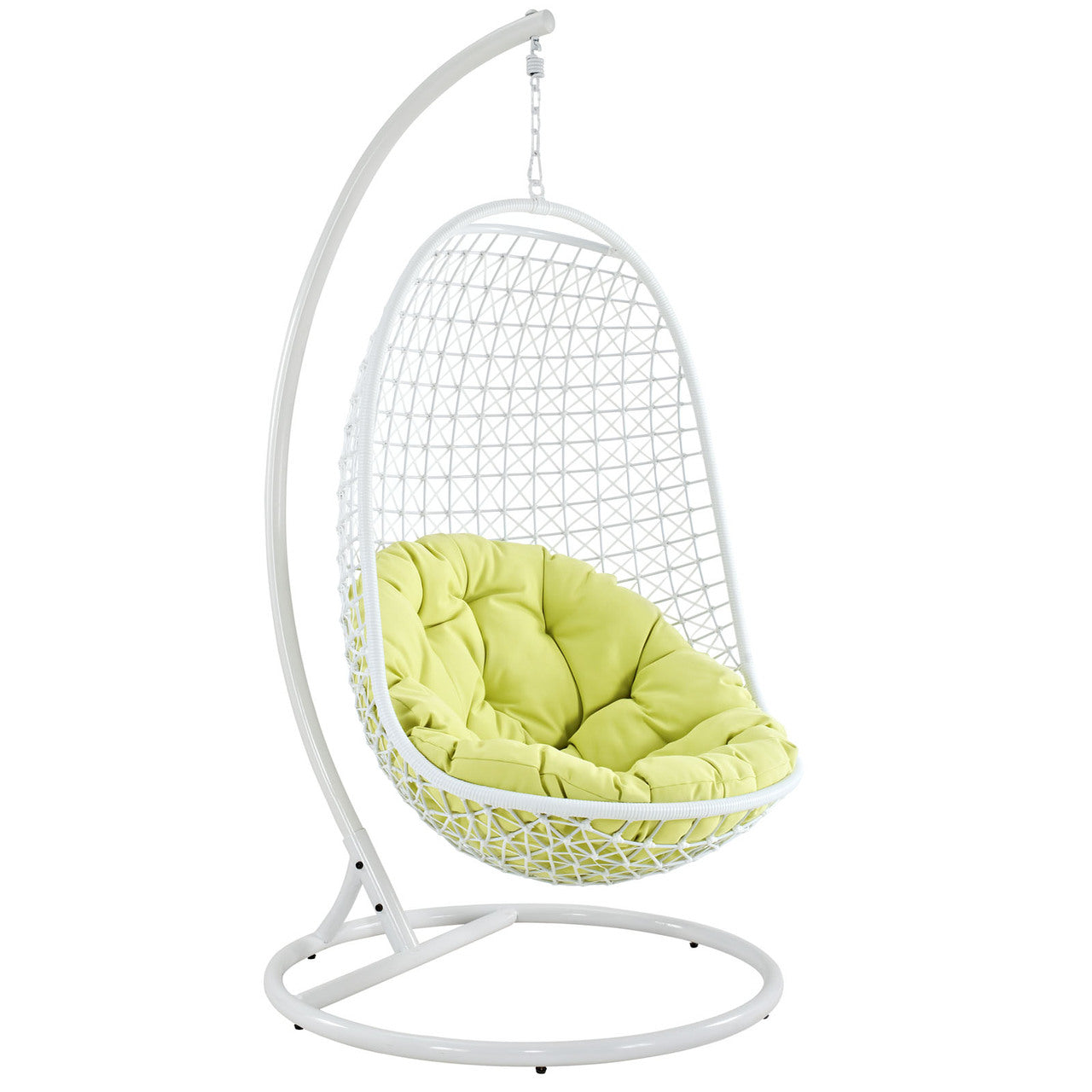 Encounter Swing Lounge Chair in White