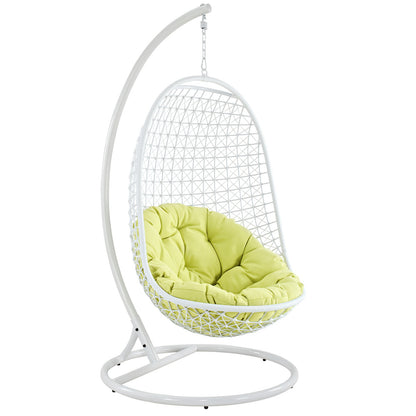 Encounter Swing Lounge Chair in White