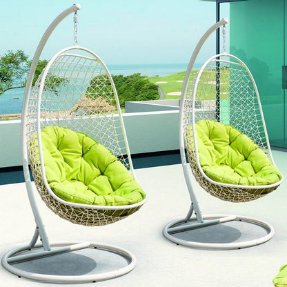 Encounter Swing Lounge Chair in White