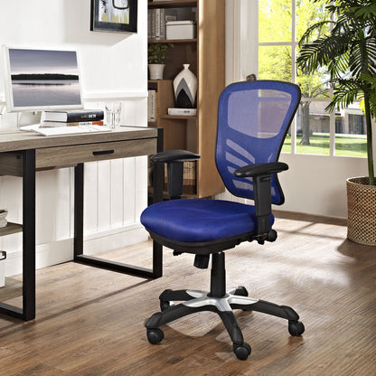 Articulate Office Chair, Blue Fabric