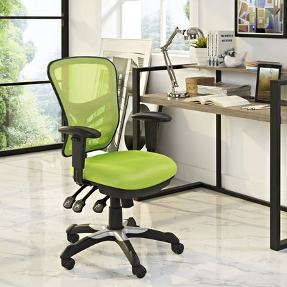 Articulate Office Chair, Green Fabric