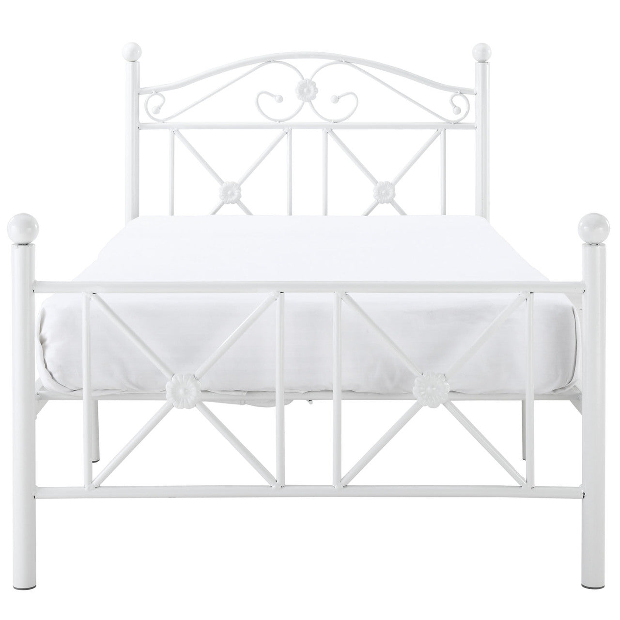 Cottage Bed Frame in White