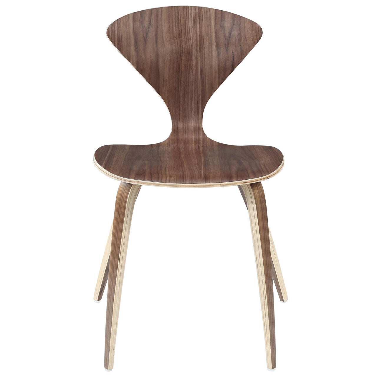 Vortex Dining Side Chair in Dark Walnut
