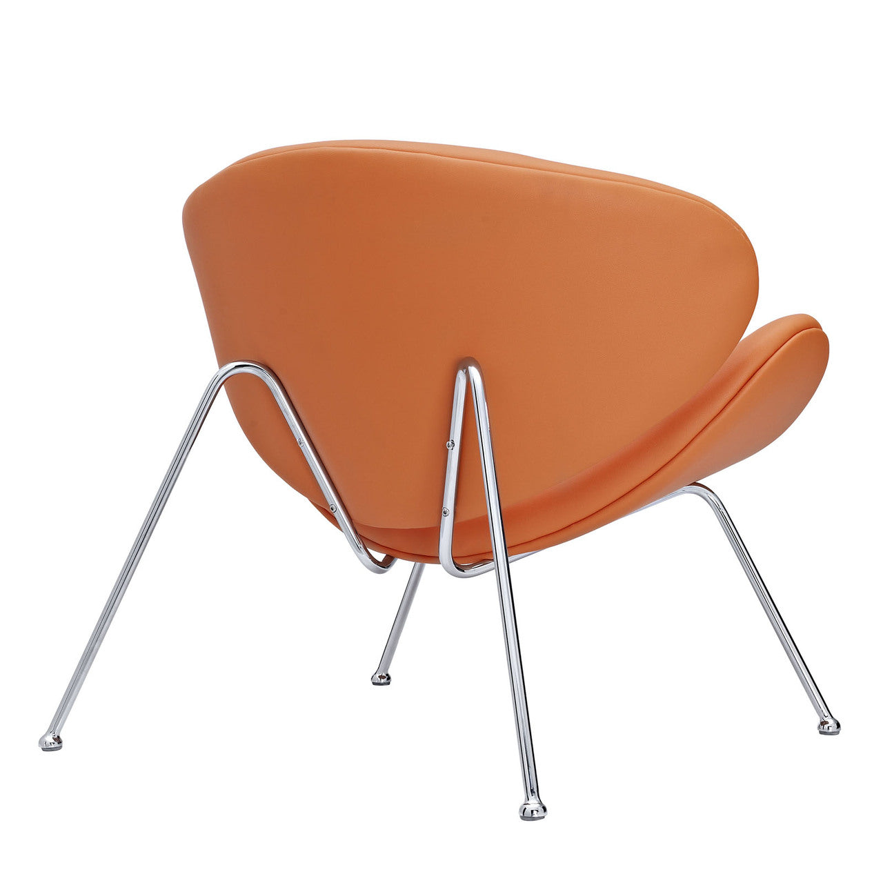 Nutshell Lounge Chair in Orange