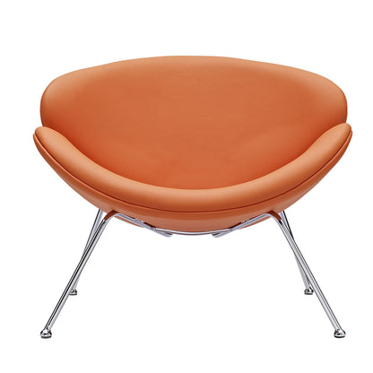 Nutshell Lounge Chair in Orange