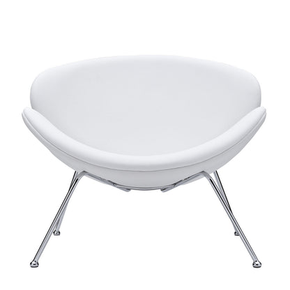 Nutshell Lounge Chair in White