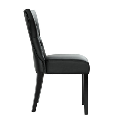 Silhouette Dining Side Chair in Black