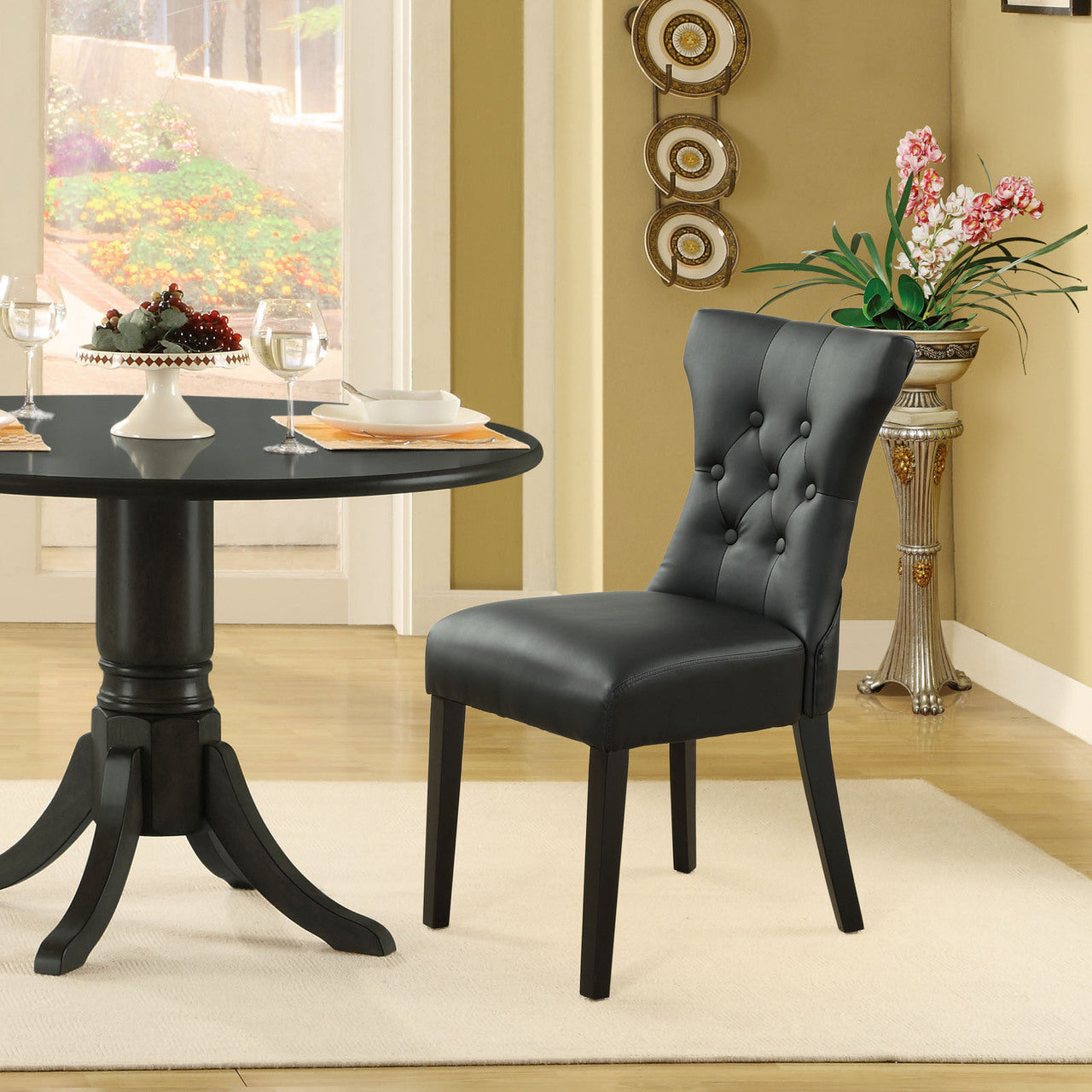 Silhouette Dining Side Chair in Black