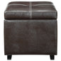 Treasure Ottoman in Espresso
