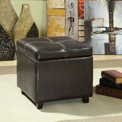 Treasure Ottoman in Espresso