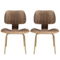 Fathom Dining Chairs Set of 2 in Walnut