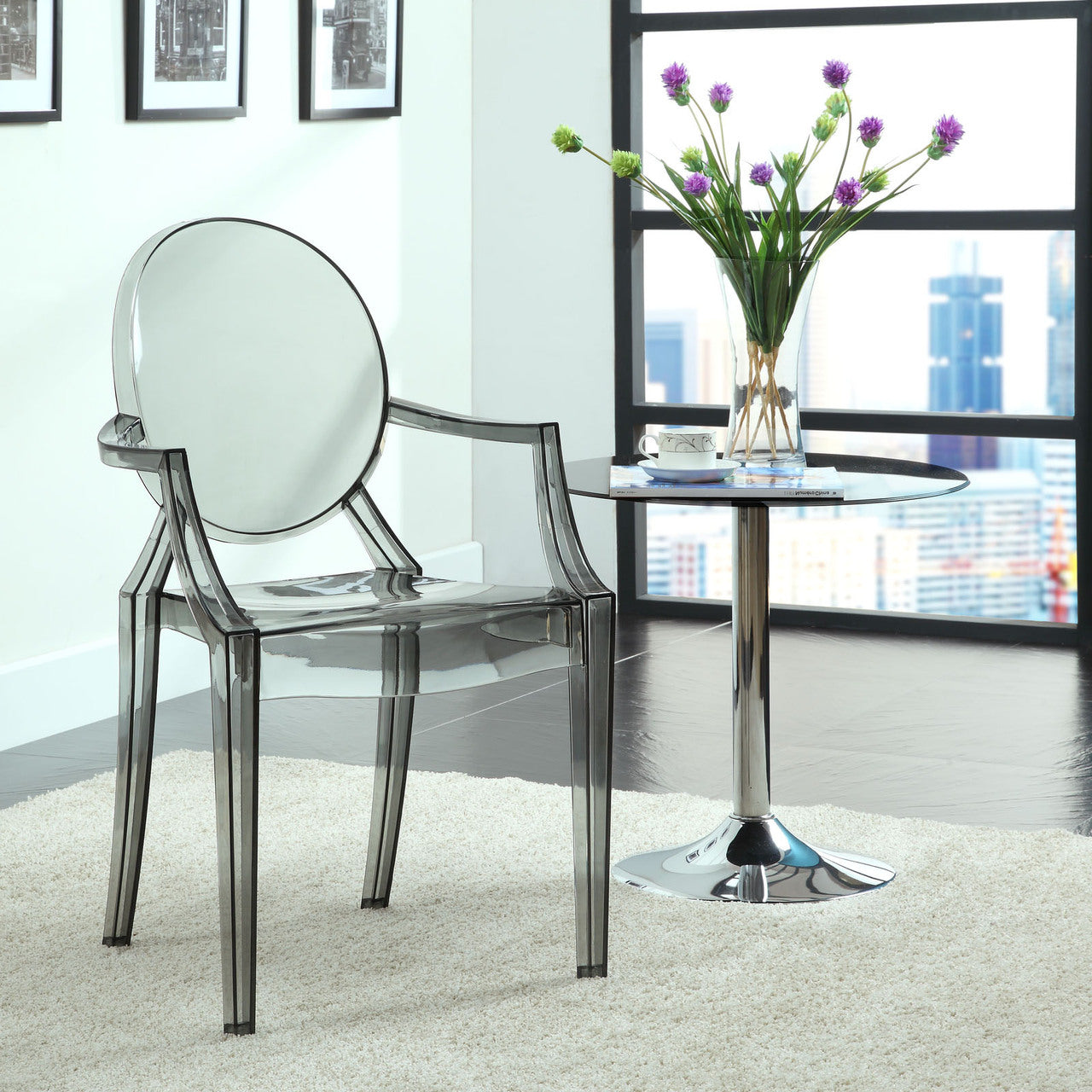 Casper Dining Armchairs Set of 2 in Smoke