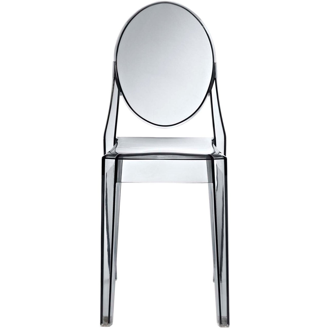 Casper Dining Chairs Set of 2, Grey, Plastic 13066