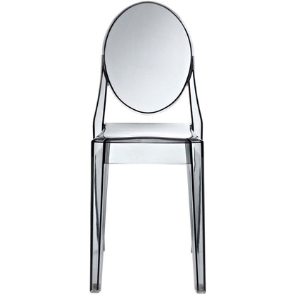 Casper Dining Chairs Set of 2, Grey, Plastic 13066