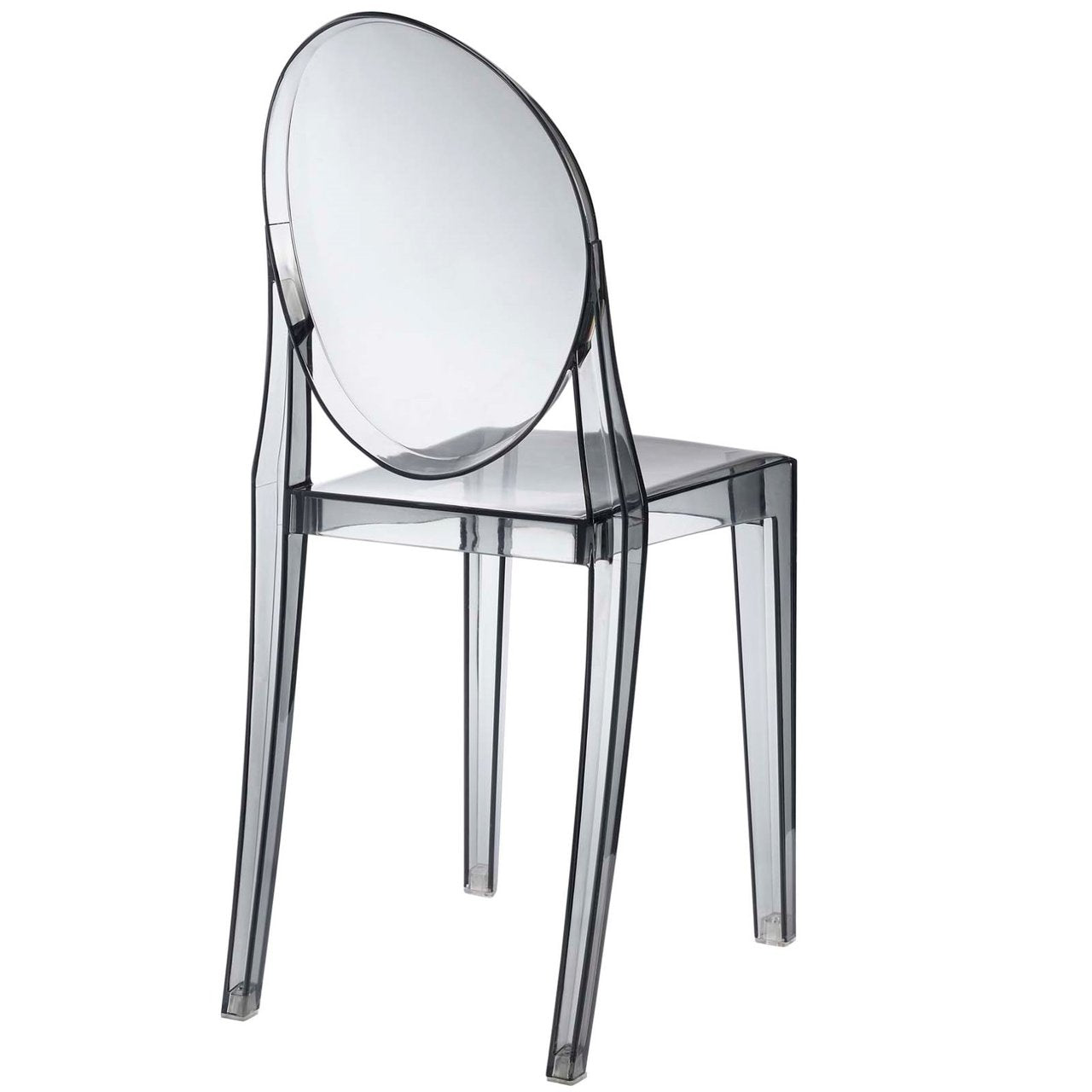 Casper Dining Chairs Set of 2, Grey, Plastic 13066