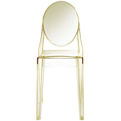 Casper Dining Chairs Set of 2, Yellow, Plastic 13068