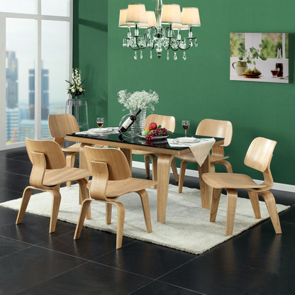 Fathom Dining Chairs Set of 6 in Tan