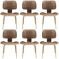 Fathom Dining Chairs Set of 6 in Walnut