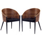 Cooper Dining Chairs Set of 2 in Walnut